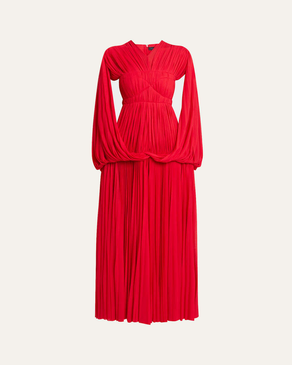 Rumi Dress in Pleated Jersey